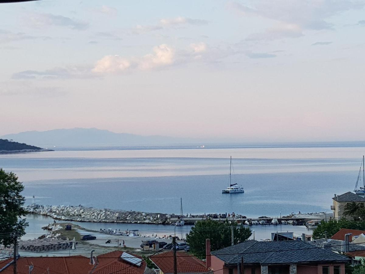 Apartmán Deluxe Dina Skala Potamia  Exteriér fotografie