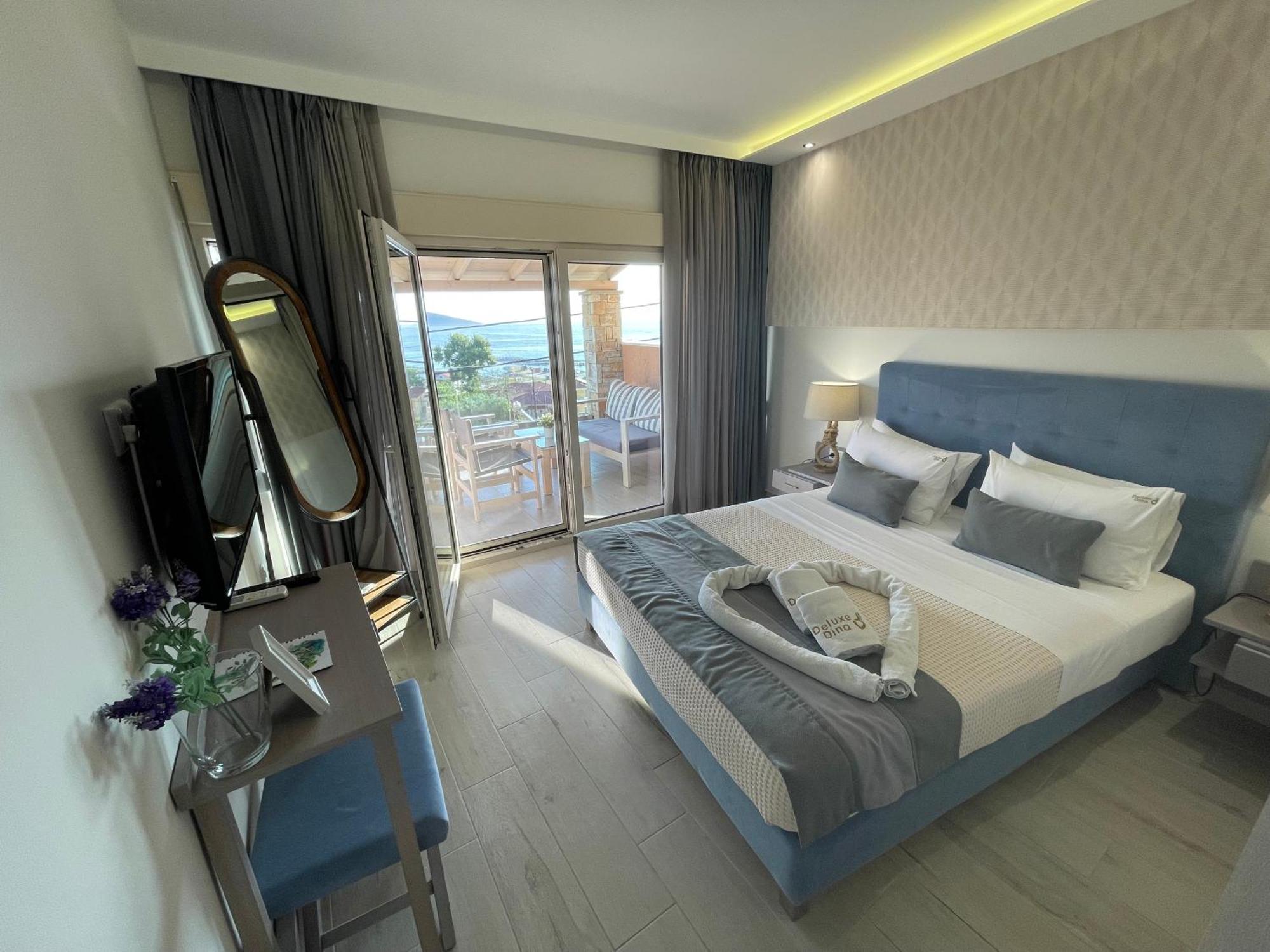 Apartmán Deluxe Dina Skala Potamia  Exteriér fotografie