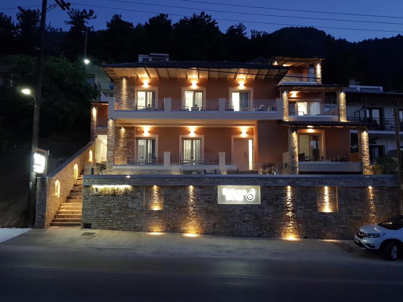 Apartmán Deluxe Dina Skala Potamia  Exteriér fotografie