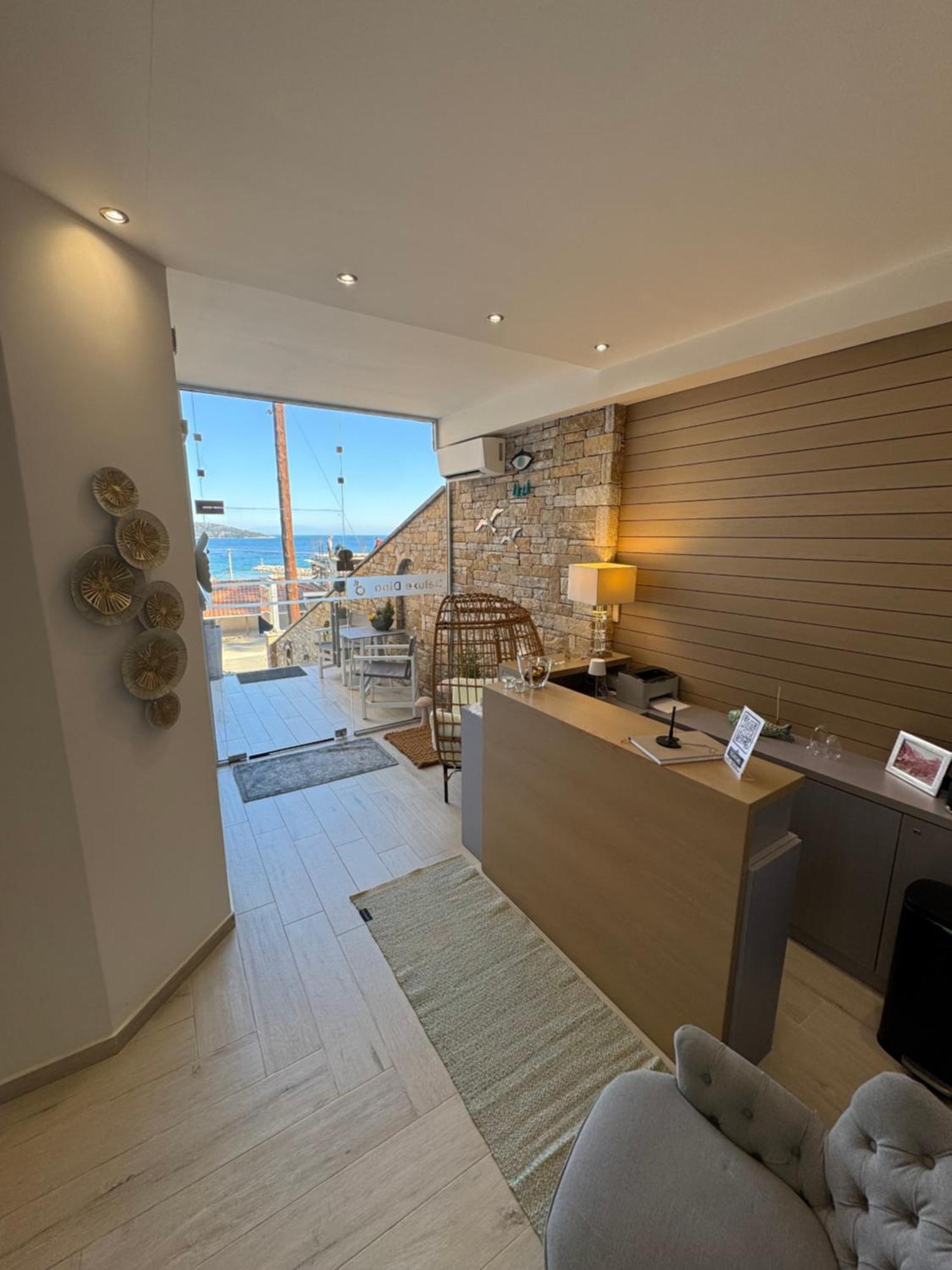Apartmán Deluxe Dina Skala Potamia  Exteriér fotografie